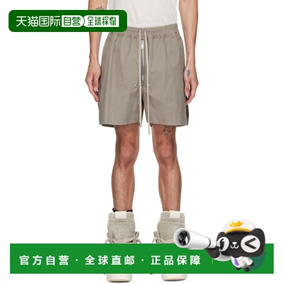 1h可退 香港直邮RICK OWENS 男士短裤 RU02F4391TE48 AW2026 花色