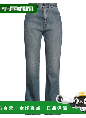 香港直邮alaia 女士 牛仔长裤 blue蓝色 舒适时尚