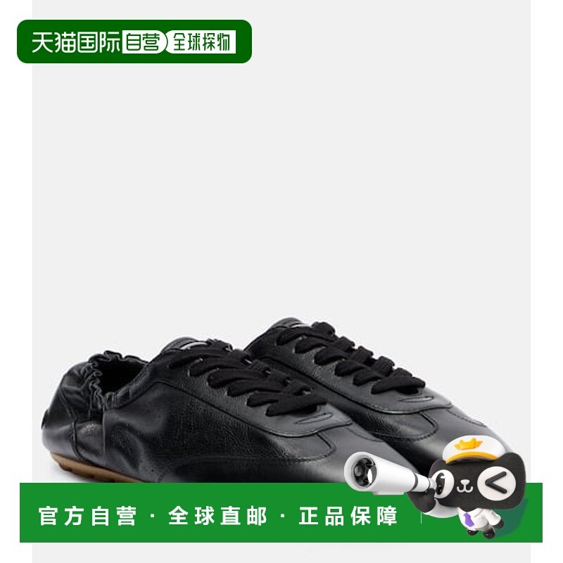 1h可退 香港直邮Saint Laurent 圣罗兰 女士 Lewis 皮质运动鞋,运动鞋new,运动休闲鞋,淘宝优惠券,粉丝福利购,淘宝优惠卷