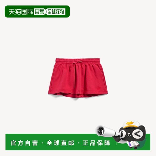 自营欧洲直邮Balenciaga巴黎世家 Lion女士棉质红色运动短裤短裙