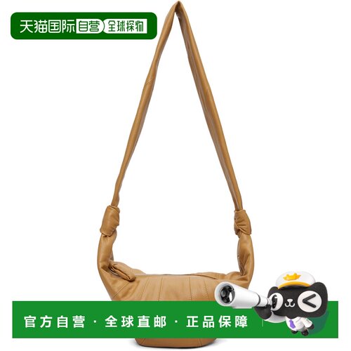 香港直邮Lemaire 男士 黄色中号 Croissant 斜挎包 BG0235LL0247