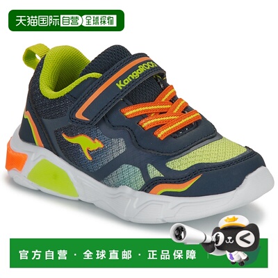 欧洲直邮Kangaroos  K-SLB Lighto EV 男童鞋子低帮板鞋 00037-40