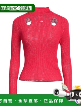 1h可退 香港直邮off-white 女士 高领上衣 red红色 舒适时尚