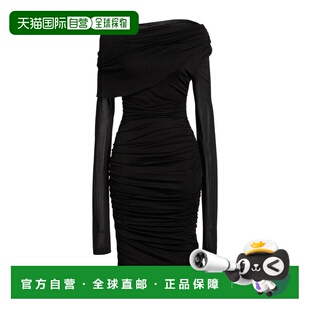 black黑色 香港直邮Blumarine 紧身连衣裙 女士 舒适时 蓝色情人