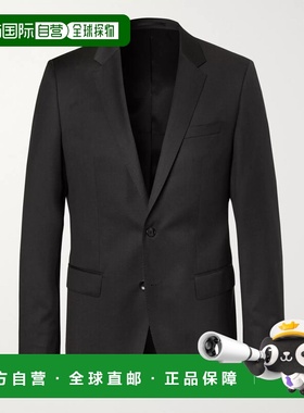 1h可退 香港直邮Hugo Boss 雨果博斯 男士 Hayes 120s 灰色修身初