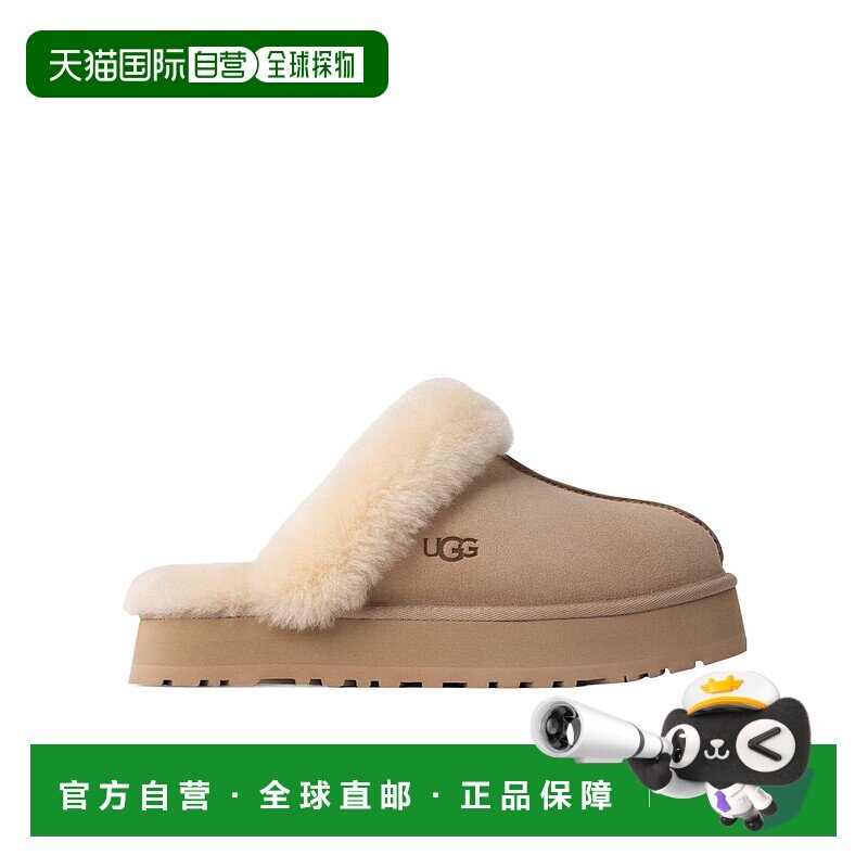 香港直邮UGG Disquette 拖鞋 1122550新款编织厚底半拖鞋