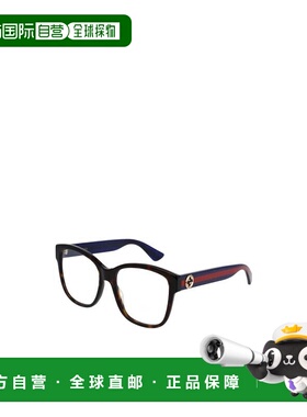 自营Gucci 徽标细节平光镜 GG0038ON