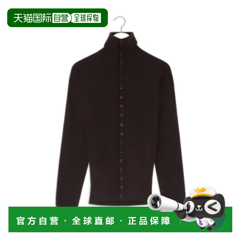 香港直邮Lemaire 纽扣针织开衫 高领长袖TO1431LK1045时尚