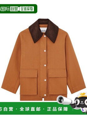 香港直邮Ganni 长袖休闲夹克 A1010221