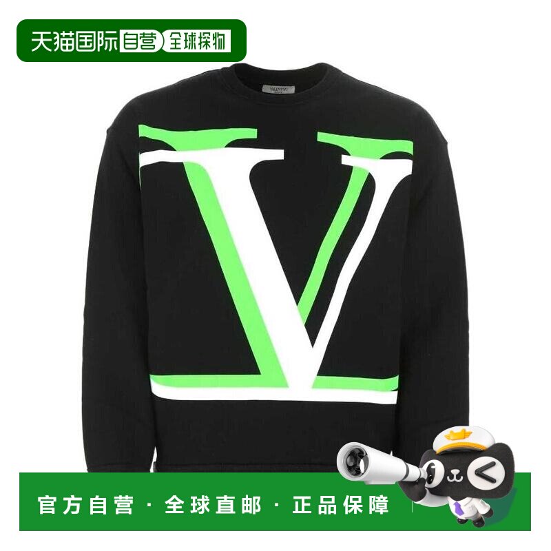1h可退 【99新未使用】香港直邮Valentino VLOGO Shadow 圆领卫衣