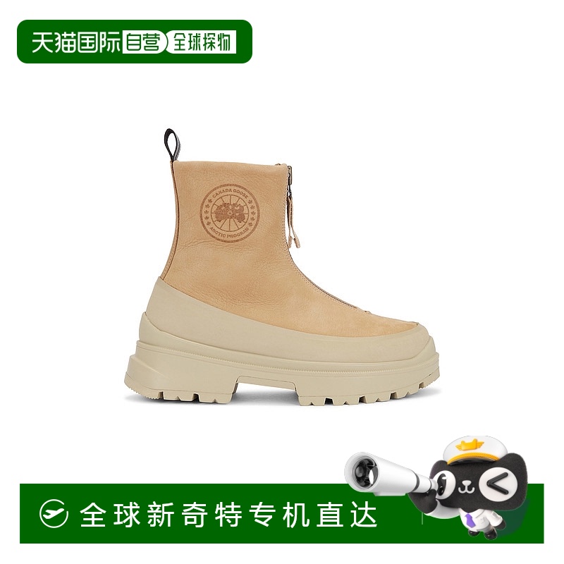 1h可退 香港直邮Canada Goose 加拿大鹅 女士 Kya 拉链靴子 1040W