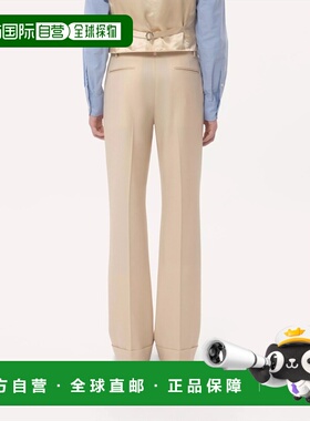 1h可退 香港直邮valentino 华伦天奴 男士 褶飾直筒褲 7V3RBN109E