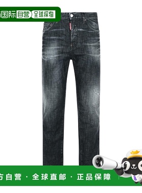 香港直邮Dsquared2 直筒牛仔裤 S74LB1725S30357