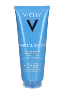 德国Vichy Capital Soleil防晒后修护护理乳300ml薇姿正品