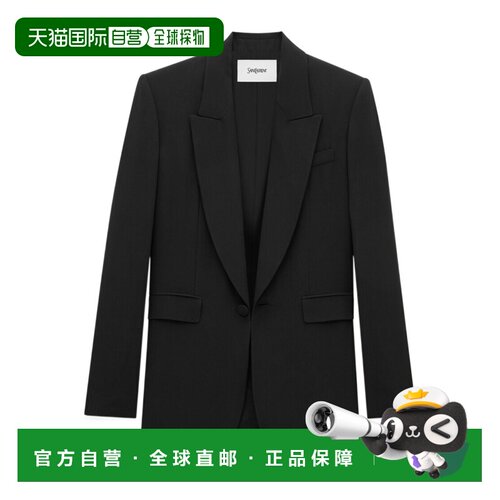 香港直邮Saint Laurent 长袖西装外套 805576Y7I21【付后1h可退】