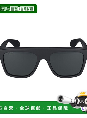香港直邮Gucci 古驰 男士 几何框太阳镜 GG1570S black黑色 舒适