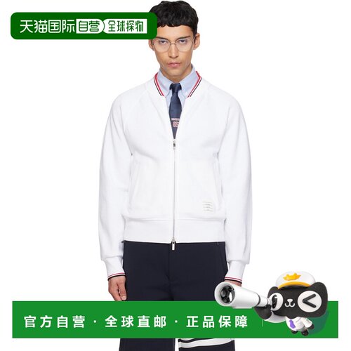 香港直邮Thom Browne 汤姆 布朗 男士 白色 Pique loopback RWB T