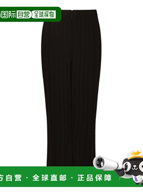 1h可退 香港直邮armani 阿玛尼 女士 Giorgio 褶饰长裤 GW001972T