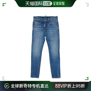 香港直邮Dsquared2 DQ03LDD0A1V 徽标标签牛仔长裤