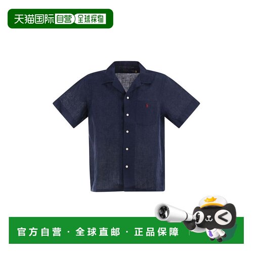 欧洲直邮polo ralph lauren 男士 衬衫亚麻