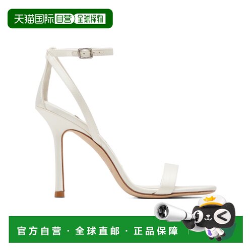 Jimmy Choo Moza 100 缎面水晶搭扣高跟凉鞋 0000【付后1h可退】
