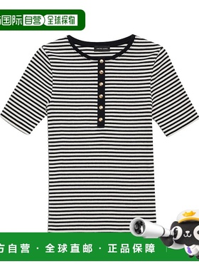 香港直邮ANINE BING 女士 Alessia T恤 A0810315 colorful花色 舒