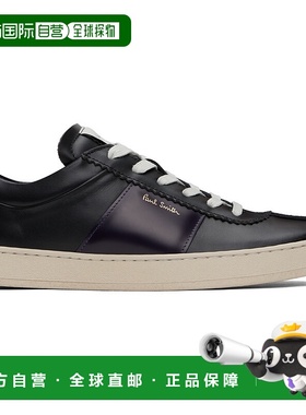 香港直邮Paul Smith 保罗 史密斯 男士 黑色 & 紫色 Leather Fole