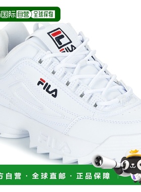 欧洲直邮Fila 斐乐 女士 DISRUPTOR 低帮板鞋 白色女鞋