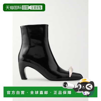 1h可退 Tory Burch 托里 伯奇 女士 Pierced XL 精饰皮质短靴女靴