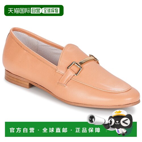 欧洲直邮Jonak鞋子女乐福鞋摩卡辛鞋米色一脚蹬SEMPRE单鞋