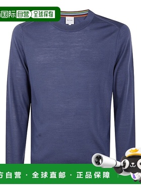 香港直邮Paul Smith 保罗 史密斯 男士 Clear 蓝色毛线衫 M1R238Z
