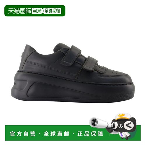 1h可退 香港直邮ACNE STUDIOS 男士休闲鞋 CD0006AA2 CO 黑色 魔