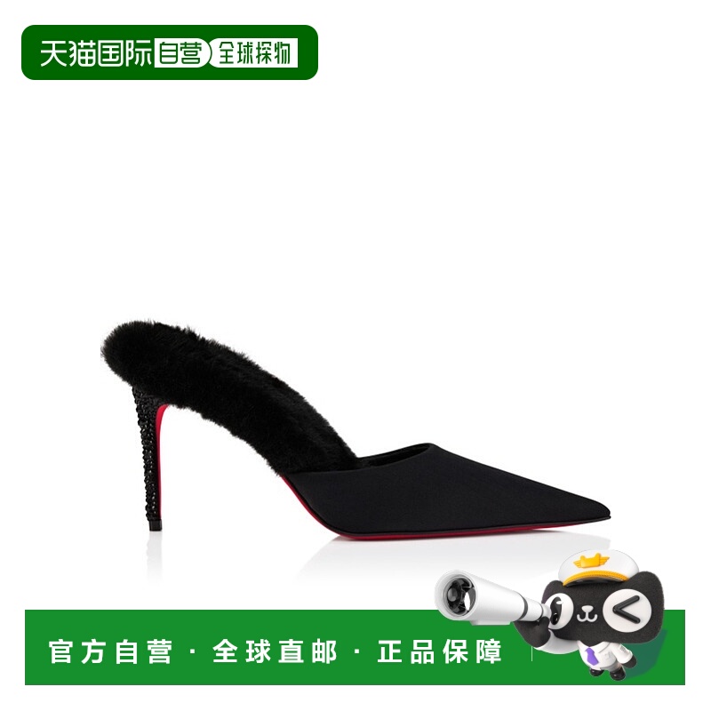 香港直邮Christian Louboutin Km Fur 高跟凉鞋 3250589_