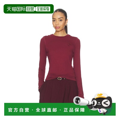 1h可退 香港直邮Casablanca 女士 轻身长袖T恤 WSP26JTS05401