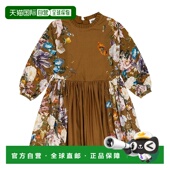 香港直邮Molo 女童 Como 1h可退 花朵棉府绸连衣裙童装 colorful