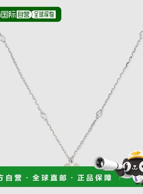 自营欧洲直邮Gucci/古驰 女士Gucci心形项链 饰有GG细节