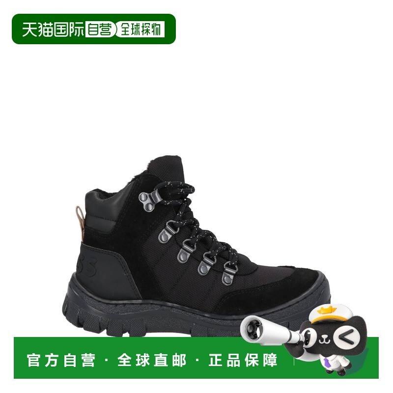 香港直邮BOSS 波士 男童 脚踝靴童鞋 black黑色 舒适时尚,童鞋/婴儿鞋/亲子鞋,皮靴,淘宝优惠券,粉丝福利购,淘宝优惠卷