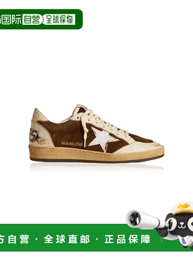 1h可退 香港直邮GOLDEN GOOSE 女士 Ballstar Flocked-Detailed