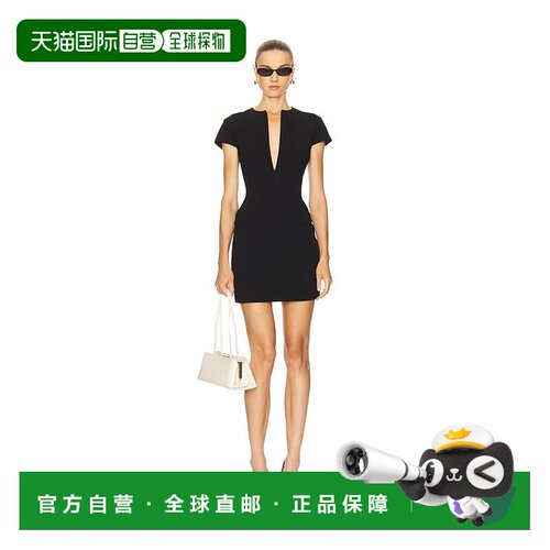 1h可退 香港直邮THEORY 希尔瑞 女士 Tailor 拉链迷你连衣裙 P070