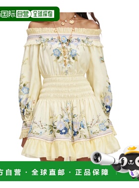 1h可退 香港直邮Self-Portrait 荷叶边迷你连衣裙 AC26026S