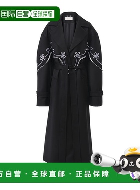 香港直邮Chloe 长袖初剪羊毛风衣 C24UMA02076