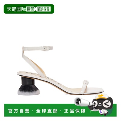 香港直邮Loewe 花瓣形鞋头高跟凉鞋 L814465X90罗意威细高跟