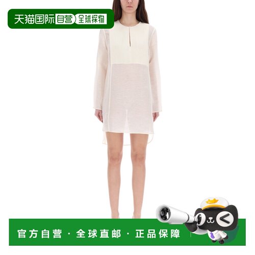 欧洲直邮TORY BURCH 女士连衣裙 176549106 SS2026 白色 Linen An