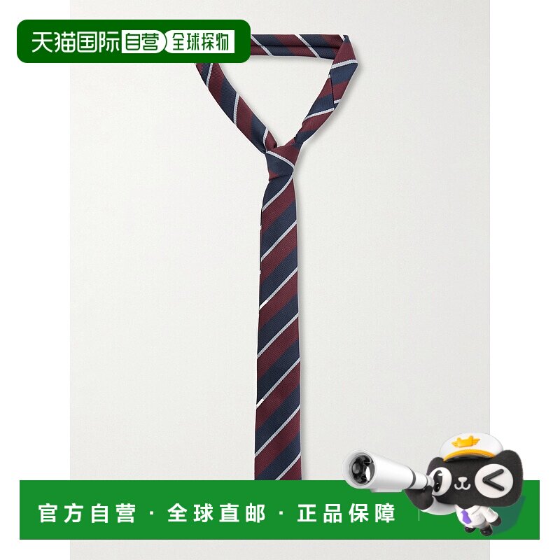 1h可退 香港直邮The Frankie Shop 女士 Lene 条纹斜纹领带 NTFS2