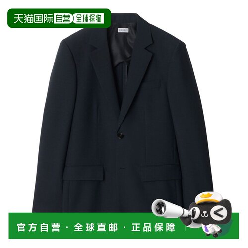 1h可退 香港直邮BURBERRY 男士西服 8103502A1222 SS2025 黑色