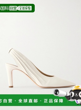 Gabriela Hearst 女士 Amari 褶边皮质露跟浅口鞋 326862