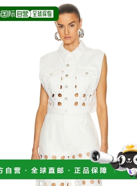 1h可退 香港直邮alaia 女士 背心 AA9V02963TR16 white白色 舒适