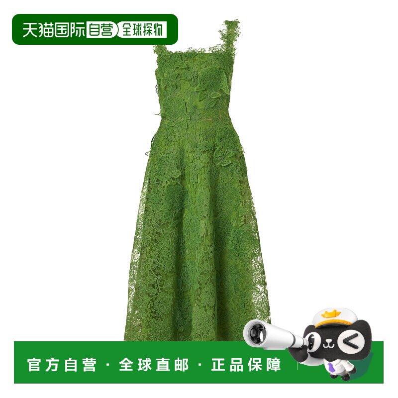 CAROLINAHERRERA女士中长连衣裙吊带 【付后1h可退】