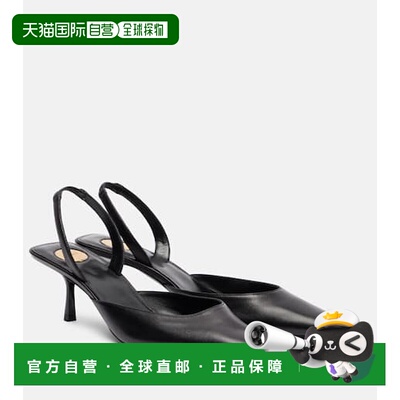 1h可退 香港直邮Saint Laurent 圣罗兰 女士 Misty 55 皮质露跟浅