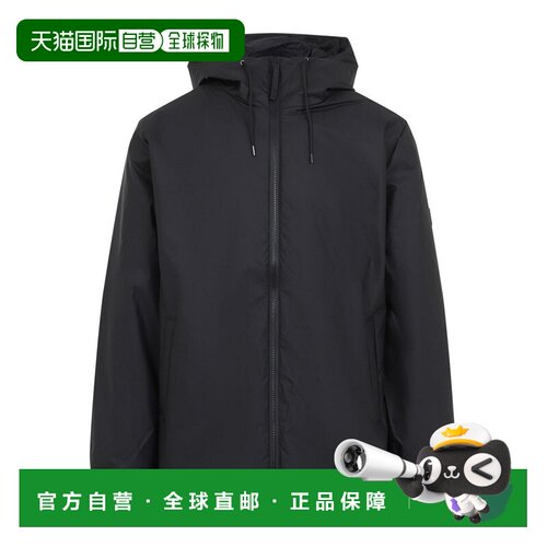 欧洲直邮RAINS 男士户外冲锋衣 1577001BLACK AW2【付后1h可退】